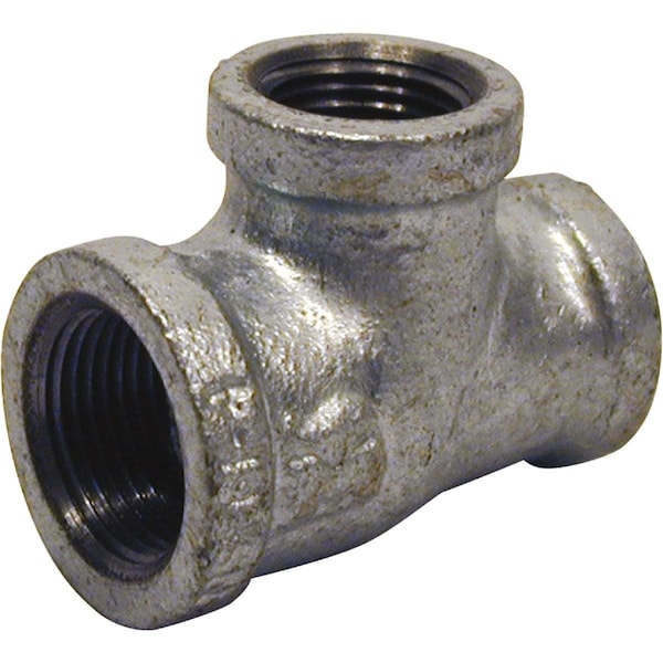 Southland 1-1/2 In. x 1-1/2 In. x 1-1/4 In. Malleable Iron Reducing Galvanized Tee 510-776BG - main